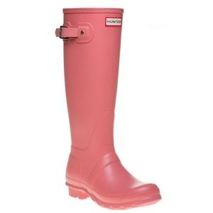 Hunter Original Women’s Tall Matte Pink Rainboot